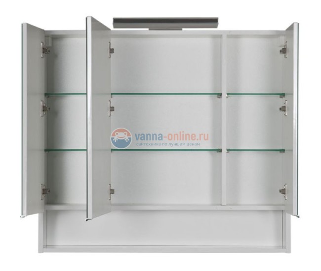 Зеркало-шкаф Aquanet Виго 100 00183399, цвет белый