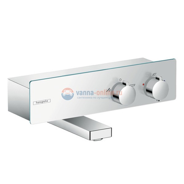 Смеситель для ванны и душа Hansgrohe ShowerTablet 350, 13107000, термостатический, хром Смеситель для ванны и душа Hansgrohe ShowerTablet 350, 13107000, термостатический, хром