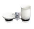 Стакан и мыльница с держателем WasserKRAFT K-24126 Стакан и мыльница с держателем WasserKRAFT K-24126