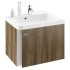 Тумба под раковину Ravak 10° SD 550 угловая, темный орех, левая/правая