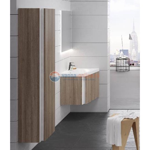 Тумба под раковину Ravak 10° SD 550 угловая, темный орех, левая/правая