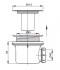 Сифон для душевого поддона Alcaplast A48 d90, с нержавеющей peшeткой Сифон для душевого поддона Alcaplast A48 d90, с нержавеющей peшeткой