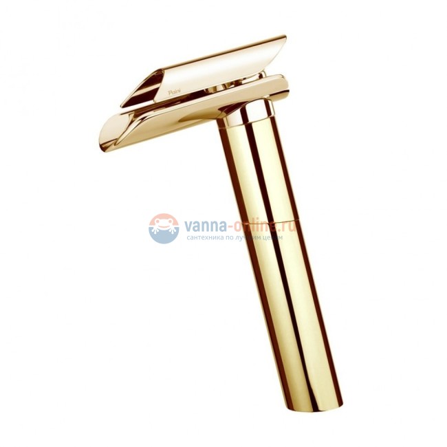 Смеситель для раковины Paini Morgana без донного клапана высокий, золото Смеситель для раковины Paini Morgana без донного клапана высокий, золото